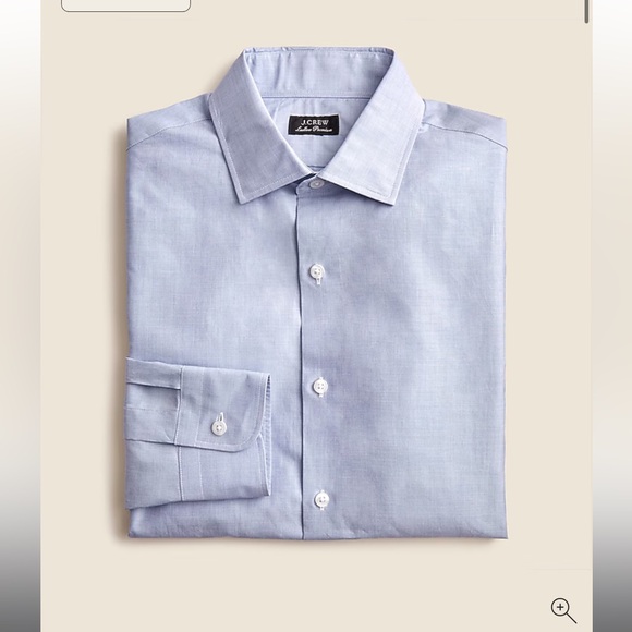 J.Crew Ludlow Premium fine cotton dress shirt 16.5/36